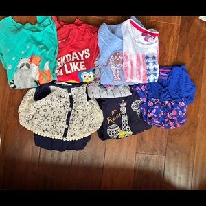 Bulk 8 tops girls S(7/8)